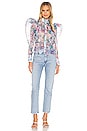 view 5 of 5 The Emma Blouse in Pastel Floral
