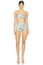 view 4 of 4 The Bandeau Bikini Top in Briar Rose