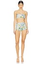 view 4 of 4 The Ruffle Bikini Bottom in Briar Rose