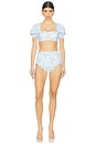 view 4 of 4 The Babydoll Bikini Top in Powder Room