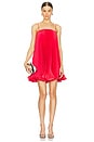 view 1 of 4 Mila Pleated Mini Dress in Candy Red