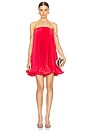 view 2 of 4 Mila Pleated Mini Dress in Candy Red