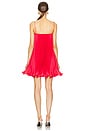 view 4 of 4 Mila Pleated Mini Dress in Candy Red