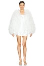 view 4 of 4 Fleur Tulle Bomber in Lily White