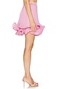 view 3 of 6 Collette Mini Skirt in Pink Blossom