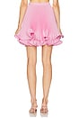 view 4 of 6 Collette Mini Skirt in Pink Blossom