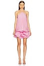 view 5 of 6 Collette Mini Skirt in Pink Blossom