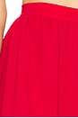 view 6 of 6 JUPE MINI SKIRT in Lollipop Red