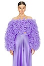view 1 of 4 Florence Tulle Top in Amethyst Violet