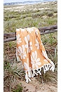 view 4 of 4 Iggy Turkish Towel in Burn Orange