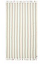 view 1 of 3 Baja Stripe Turkish Towel in Cream