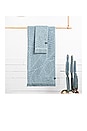 view 3 of 3 Kalo Hand Towel in Steel Blue