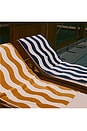view 2 of 4 SERVIETTE STRIPE TOWEL in Brush