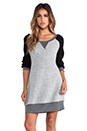 view 1 of 5 Pretender Jumper Dress in Black & Grey