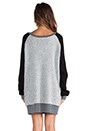 view 3 of 5 Pretender Jumper Dress in Black & Grey