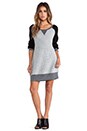 view 4 of 5 Pretender Jumper Dress in Black & Grey