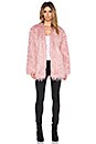 view 1 of 3 Sacred Faux Fur Coat in Pink