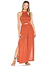 view 1 of 3 Fall for Freedom Jumpsuit in Rust