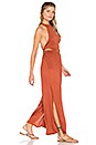 view 2 of 3 Fall for Freedom Jumpsuit in Rust