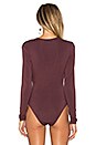 view 4 of 4 Follow You Bodysuit in Rum