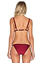 view 3 of 4 Rust Sky Bikini Top in Rust