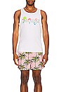 view 3 of 4 T-shirt sans manches in Palm Tree Crew Logo