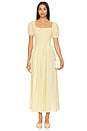 view 1 of 5 The Corrina Dress in Butter Yellow
