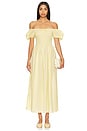 view 2 of 5 The Corrina Dress in Butter Yellow