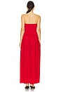 view 3 of 3 The Strapless Soglio Dress in Lipstick Red