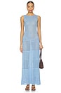 view 2 of 3 The Morenzo Dress in Blue Lagoon