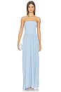 view 1 of 4 The Strapless Soglio Dress in Blue Lagoon