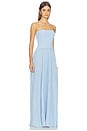 view 2 of 4 The Strapless Soglio Dress in Blue Lagoon