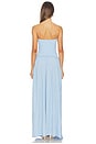 view 3 of 4 The Strapless Soglio Dress in Blue Lagoon