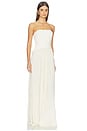 view 2 of 4 The Strapless Soglio Dress in Brule