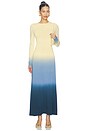 view 1 of 3 The Dora Dress in Danish Butter & Deep Canal