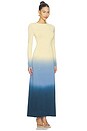 view 2 of 3 The Dora Dress in Danish Butter & Deep Canal