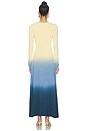 view 4 of 3 The Dora Dress in Danish Butter & Deep Canal
