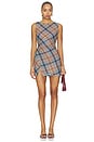view 1 of 4 The Rosalie Dress in Walnut Wood Plaid