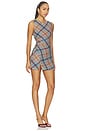 view 2 of 4 The Rosalie Dress in Walnut Wood Plaid