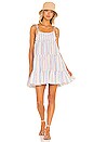 view 1 of 3 The Parker Dress in Rainbow Pinstripe