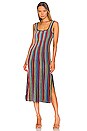 view 1 of 3 The Kimberly Knit Dress in Rainbow Pinstripe