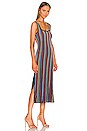 view 2 of 3 The Kimberly Knit Dress in Rainbow Pinstripe