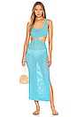 view 1 of 3 The Bailey Dress in Cerulean Blue