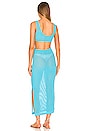 view 3 of 3 The Bailey Dress in Cerulean Blue