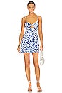 view 1 of 3 Elodie Dress in Leaf Print