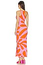 view 3 of 3 Sia Dress in Carnation Pink & Clementine