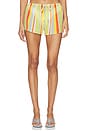 view 1 of 6 The Remi Short in St. Barths Stripe