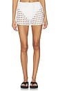 view 1 of 6 The Remi Short in Optic White