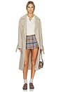 view 6 of 6 The Brinley Skort in Walnut Wood Plaid