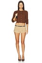 view 6 of 6 The Gabriella Short in Camel